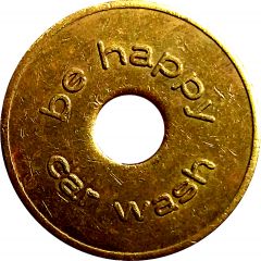 Car Wash Token - Be Happy Car Wash