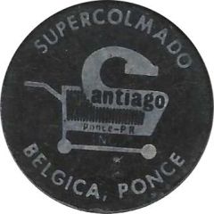 1 Cent - Supercolmado Santiago Ponce Municipio, Belgica, Ponce