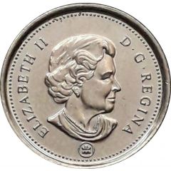 10 Cents - Elizabeth II 4th portrait with RCM logo