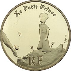 50 Euros The Little Prince on his planet