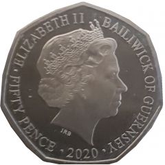 50 Pence - Elizabeth II 75th Anniversary of V.E.Day, Proof