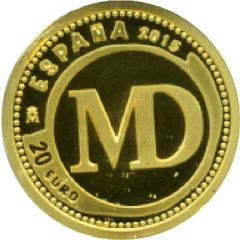 20 Euros Madrid Mintmark and Maravedí Types