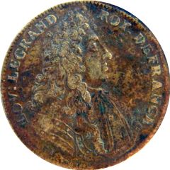 Counter Token - Louis XIV Truce of Regensburg, Le repos suit la victoire Lazarus Gottlieb Lauffer