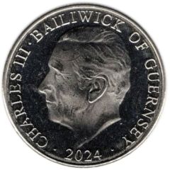 10 Pence - Charles III Beaver, Colourised
