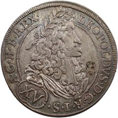 15 Kreuzers - Leopold I Hall