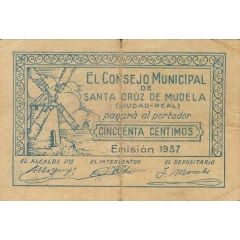 50 Céntimos Santa Cruz de Mudela