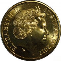 1 Dollar - Elizabeth II 4th Portrait - Coral Sea