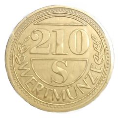 210 Schilling Wertmünze