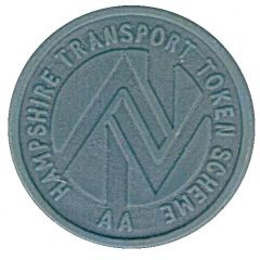 5 Pence Transport Token - Hampshire