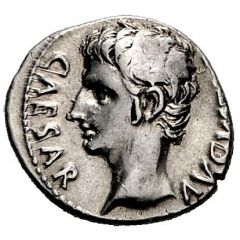Denarius - Augustus MAR VLT, Mars