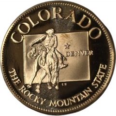 Medal - States of the Union Colorado
