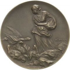 Award medal - For services to poultry breeding
