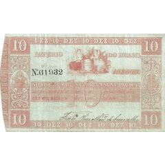 10 Mil Réis Thesouro Nacional, 3rd print