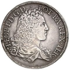 Ecu `Silver Leopold` - Leopold I shield of Bar/Lorraine