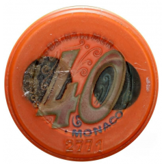 40 francs - Casino de Monte-Carlo