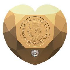 500 Dollars - Charles III Heart Diamond