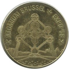 Belgian Heritage Collectors Coin - Brussel Atomium Expo 58