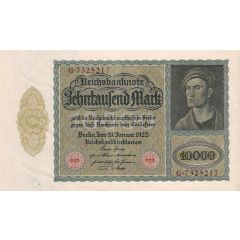 10 000 Mark Reichsbanknote, large issue