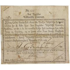 5 Rigsdaler Vestindisk Courant