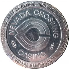 1 Dollar Gaming Token - Nevada Crossing Casino Wendover, Nevada