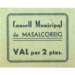 2 Pesetas Massalcoreig