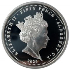 50 Pence - Elizabeth II VE-Day - Men of Valour