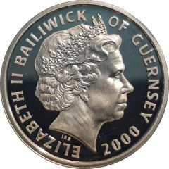 1 Pound - Elizabeth II Queen Mother`s 100th Birthday - Silver