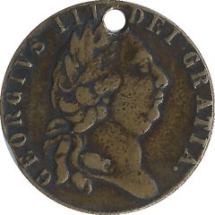 Spade Guinea Gaming Token - George III