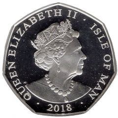 50 Pence - Elizabeth II The Coronation Coach, Silver Proof