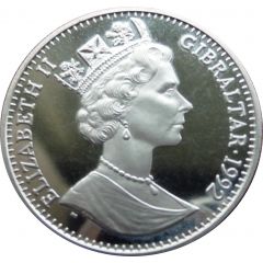 1 Crown - Elizabeth II Gibraltar City Charter