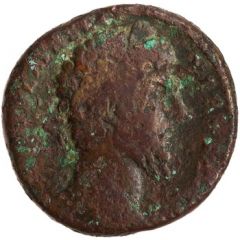 Sestertius - Lucius Verus FELIC AVG TR P III COS II S C