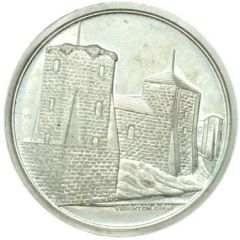 Award Newport Evening Continuation Schools, white metal