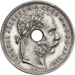 20 Francs / 8 Forint - Francis Joseph I Pattern