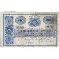20 Pounds British Linen Company