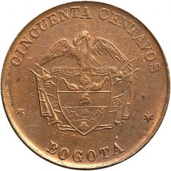 50 Centavos Leprosarium Coinage