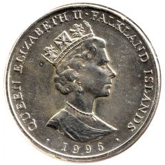 50 Pence - Elizabeth II Queen Elizabeth II`s 70th Birthday
