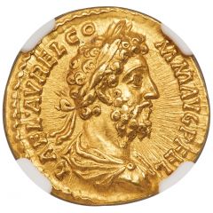 Aureus - Commodus P M TR P XVII IMP VIII COS VII P P, Victory