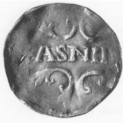 Denier anonyme au nom de l`empereur Conrad II