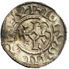 Denier - Charles II the Bald Mons mint