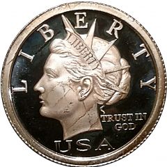 5 Dollars NORFED, 1/4 oz Silver