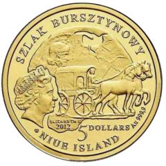 5 Dollars - Elizabeth II - Amber route: Stare Hradisko