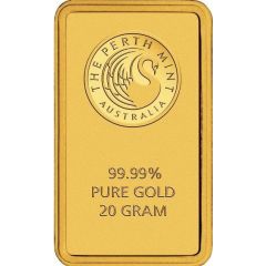 Bar - 20 g - Perth Mint Gold Bar