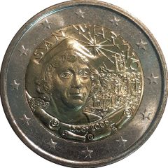 2 Euros Christopher Columbus