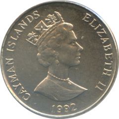 25 Cents - Elizabeth II 3rd portrait, magnetic