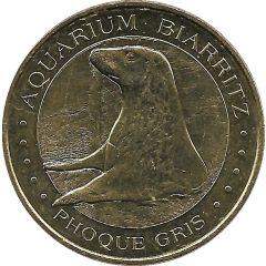 Monnaie de Paris Tourist Token - Aquarium de Biarritz Phoque gris