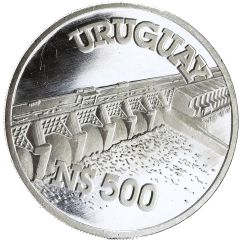 500 Nuevos Pesos 9 de Febrero de 1973 Dam