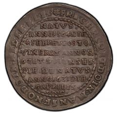 1 Thaler - Frederick Christoph Death