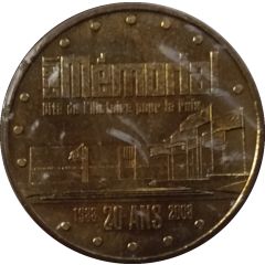Monnaie de Paris Tourist Token - Mémorial de Caen 20 ans - 1988-2008