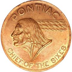 Pontiac `Chief of the Sixes` Straight Feathers