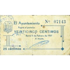 25 Céntimos Beniel